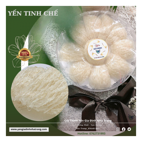 YẾN TINH CHẾ- YẾN GIA ĐÌNH NHA TRANG